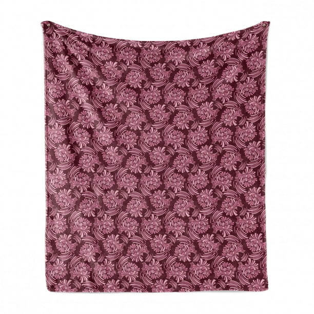 50 x 70 Ambesonne Flowers Soft Flannel Fleece Throw Blanket Dark Magenta Baby Pink Abstract Style Pastel Toned Floral Petals Bouquets Retro Themed Royal Cozy Plush for Indoor and Outdoor Use 50 x 70 Ambesonne Flowers Soft Flannel Fleece Throw Blanket Dark Magenta Baby Pink Abstract Style Pastel Toned Floral Petals Bouquets Retro Themed Royal Cozy Plush for Indoor and Outdoor Use